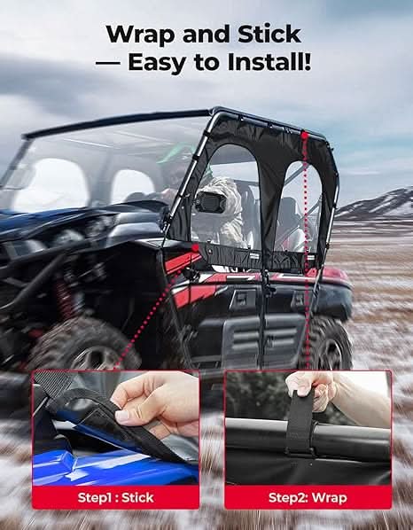 Kemimoto Soft Upper Doors for Kawasaki Teryx 4