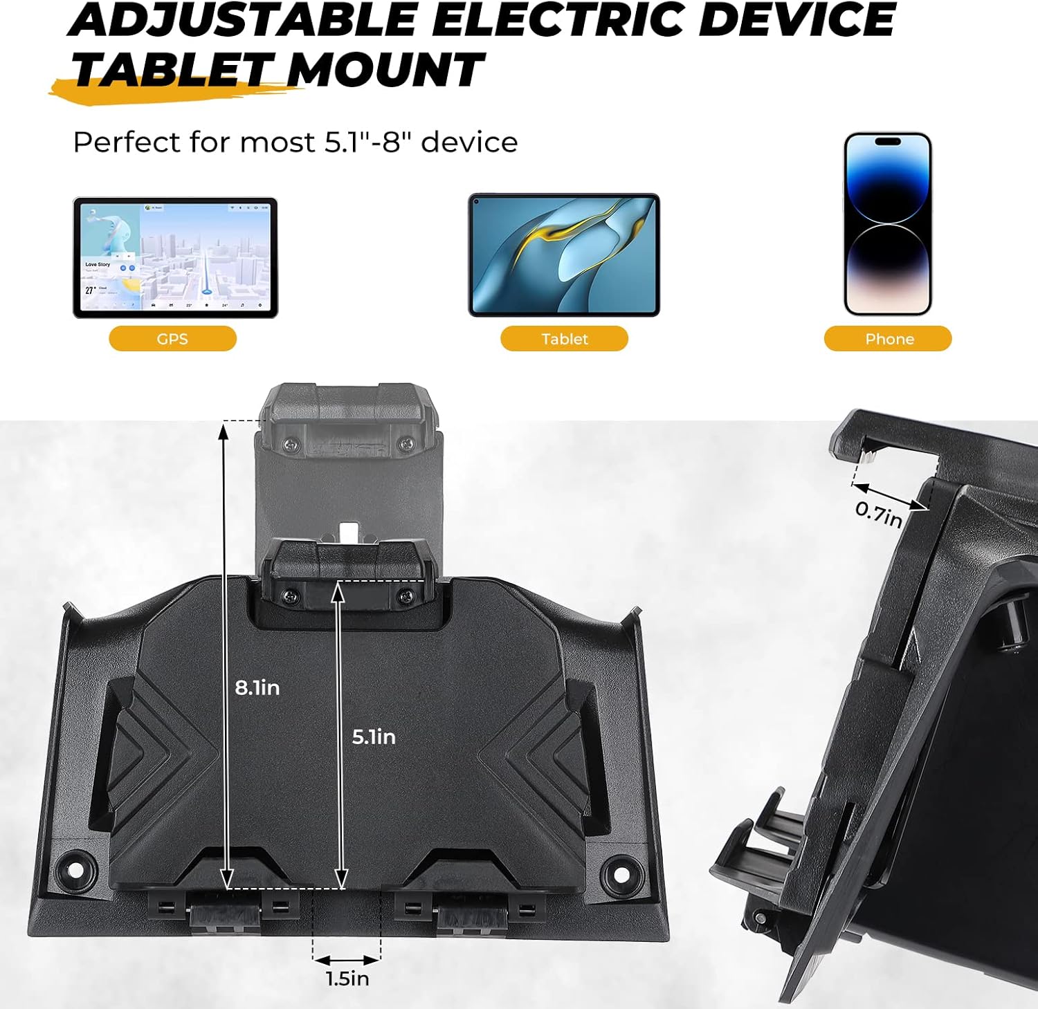 Kemimoto GPS Storage Box HDPE 0.75 Gal for Polaris RZR XP1000