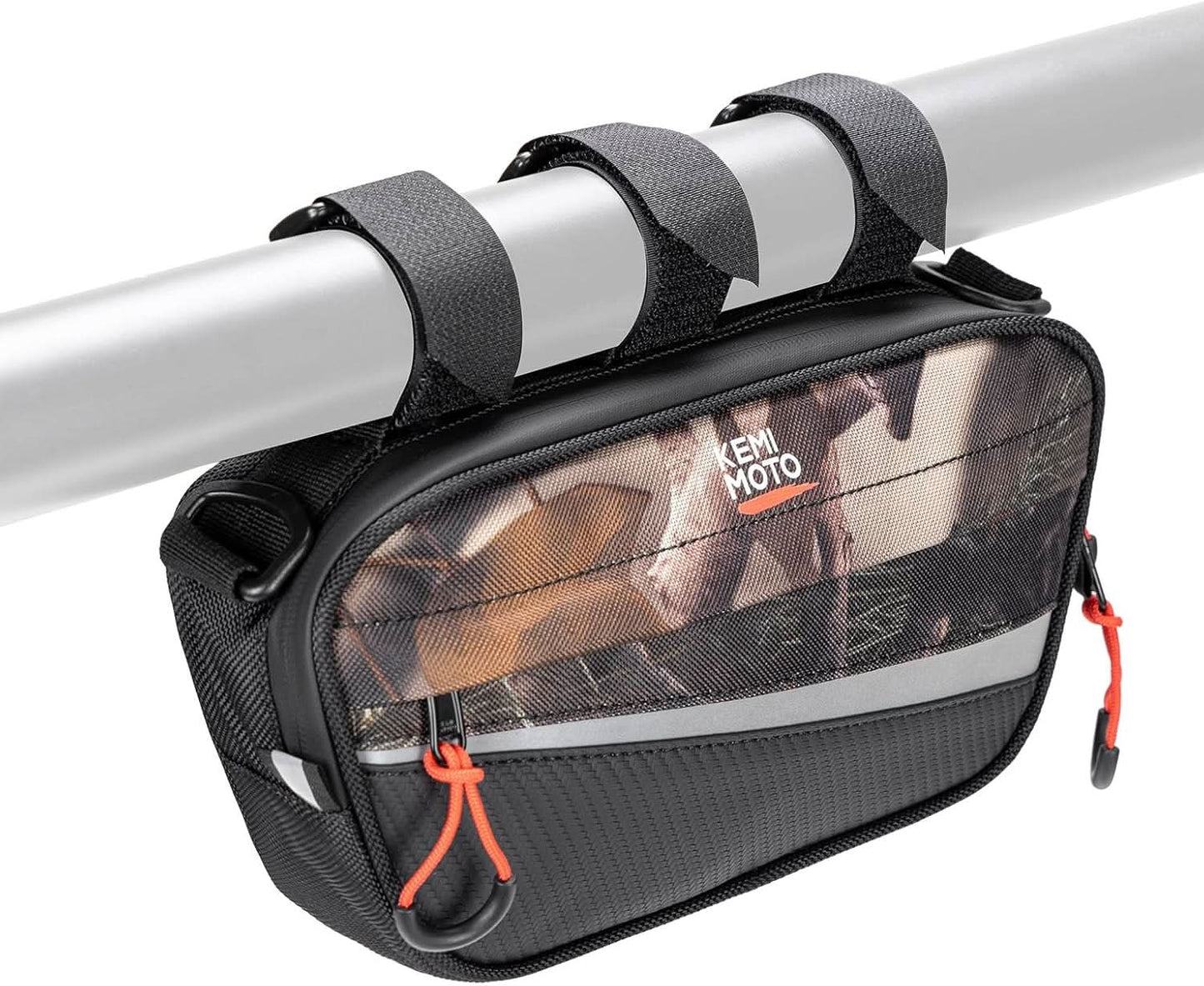 Kemimoto UTV Roll Cage Storage Bag 11" X 5" Camo
