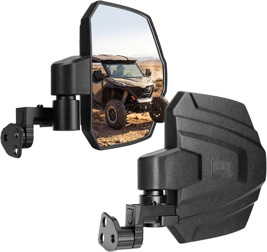 Kemimoto Larger View Side Mirrors for Polaris, CFMOTO, Hisun