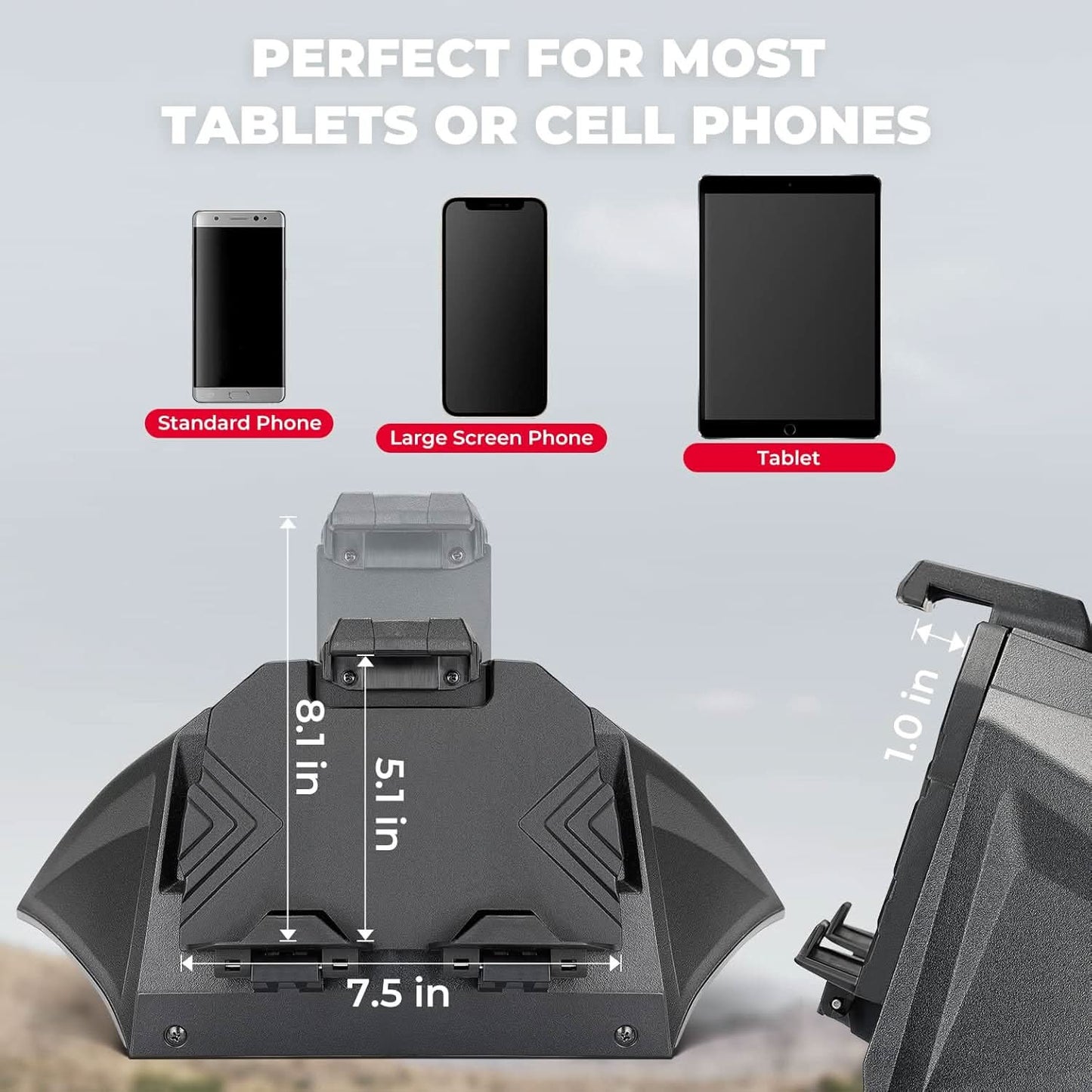 Kemimoto UTV Tablet Holder for CFMOTO ZForce 950