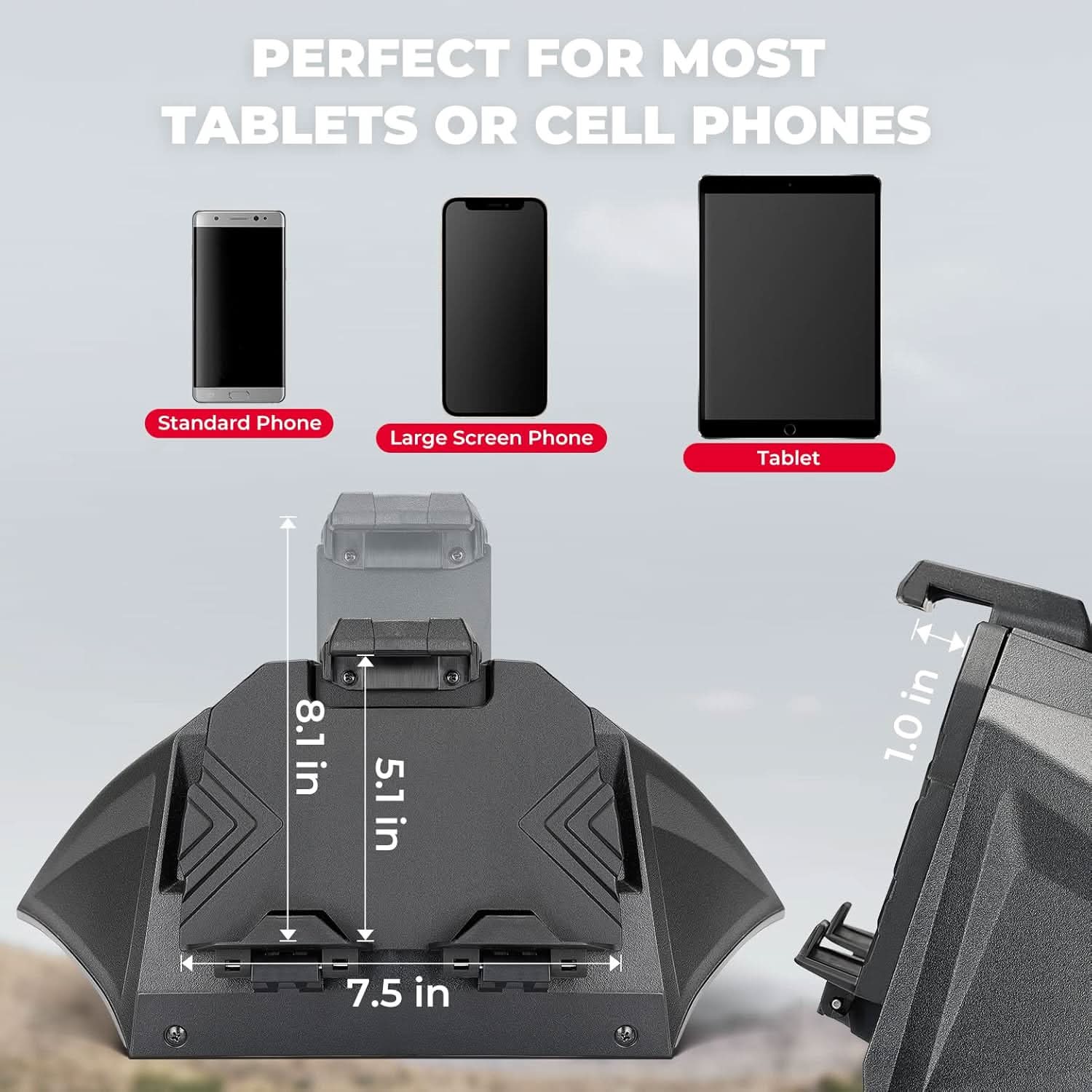 Kemimoto UTV Tablet Holder for CFMOTO ZForce 950