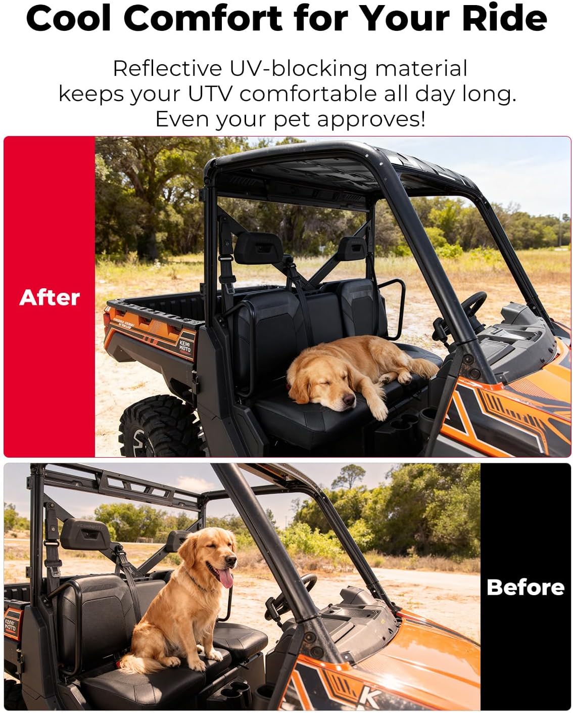 Plastic Hard Roof 3-Seat for Polaris Ranger XP 1000/ 1000/ XP 900