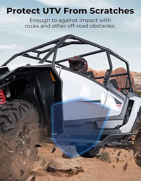 Kemimoto Nerf Bars Rock Sliders Heavy‑Duty Steel UV‑Coated