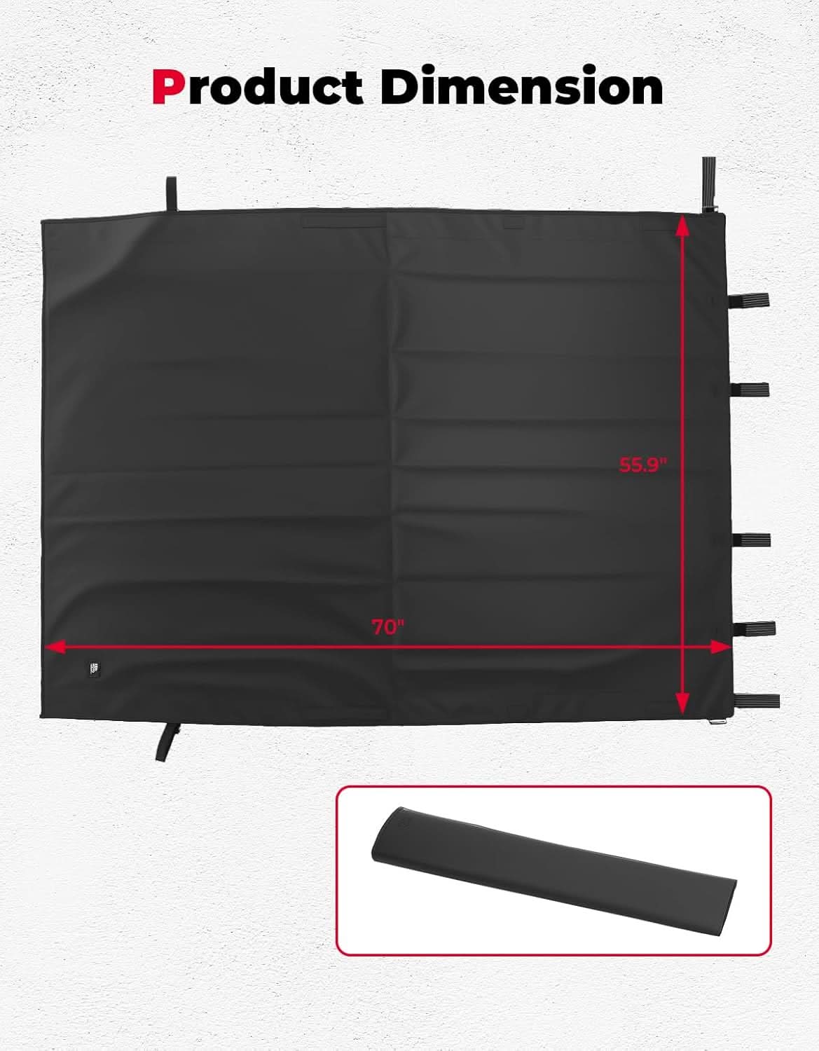 Kemimoto Polaris Ranger Crew UTV Soft Top 2019-2026