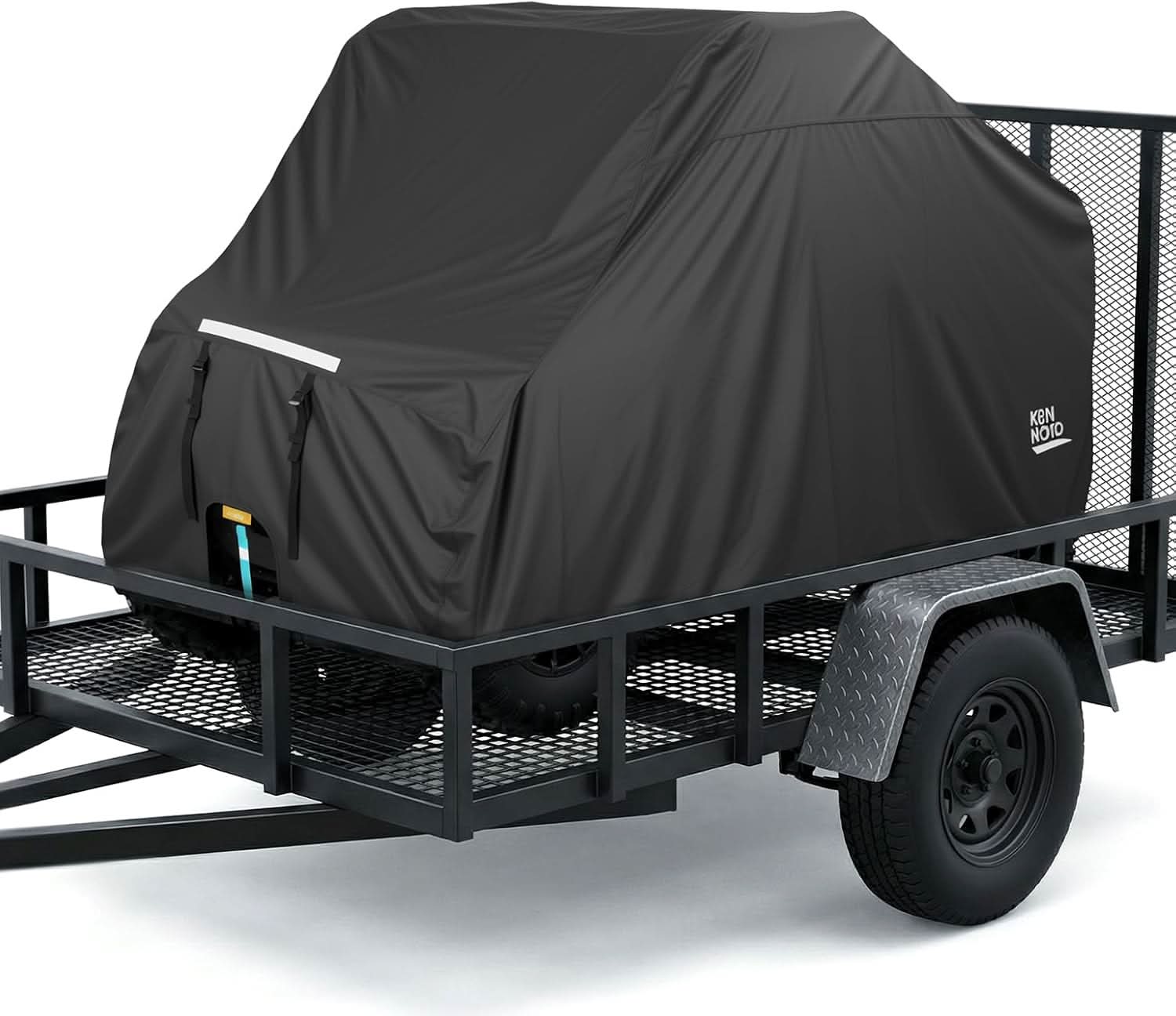 Kemimoto Heavy-Duty Waterproof UTV Cover for Polaris 2‑Seater