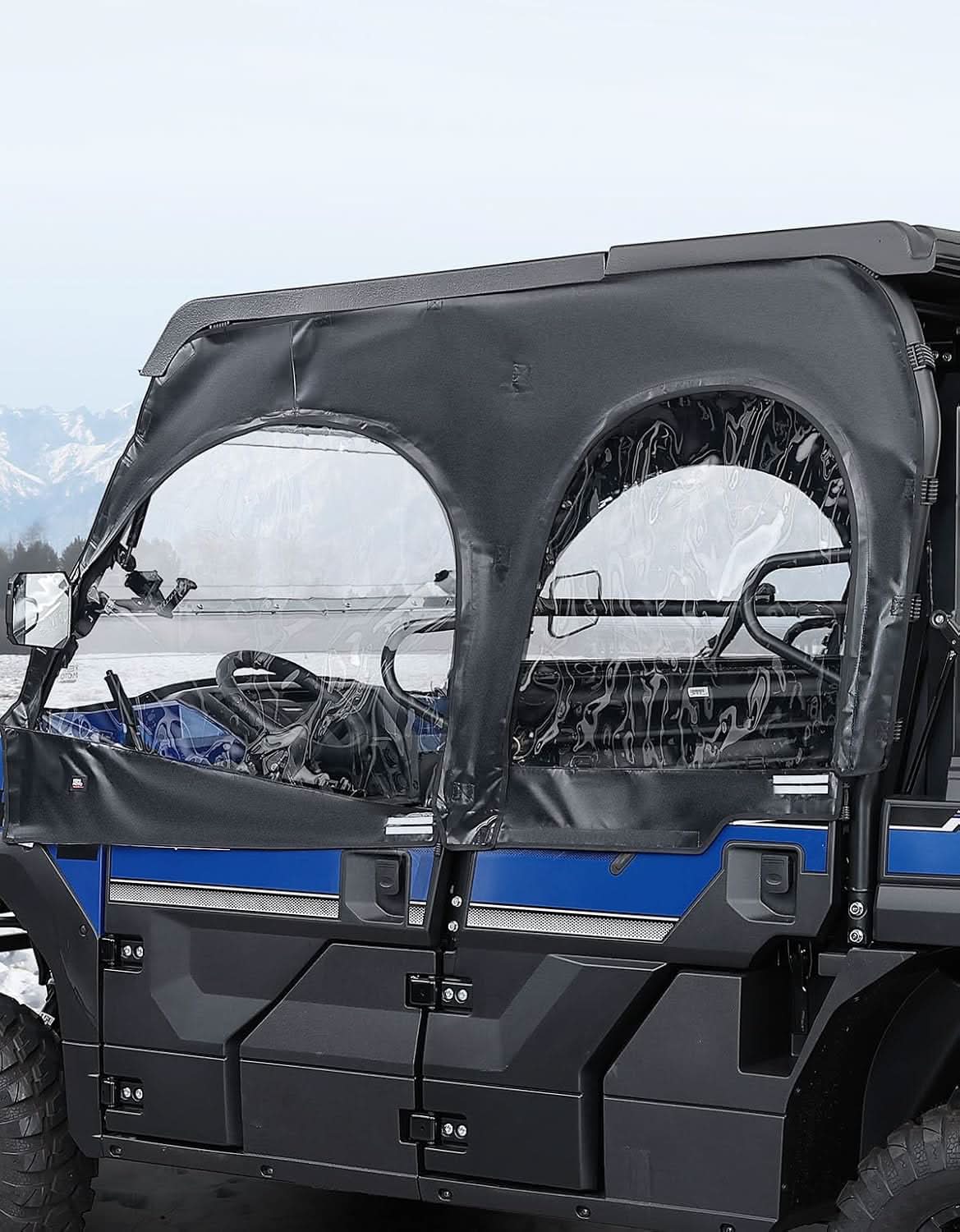 Kemimoto Soft Upper Doors Custom-Fit for Kawasaki Mule Pro FXT/DTX