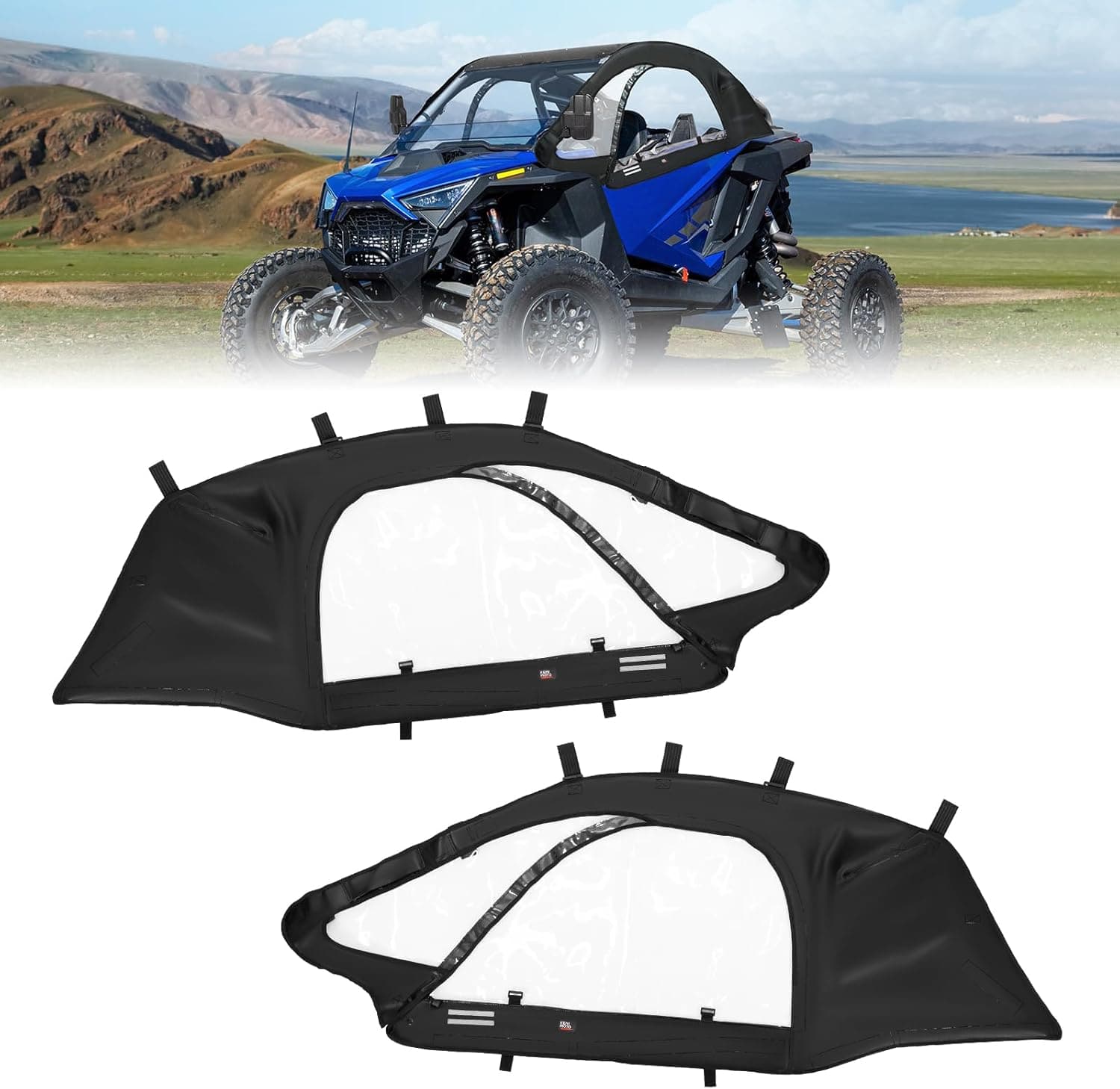 Kemimoto Upper Cab Enclosures for Polaris RZR PRO R 2022-2025