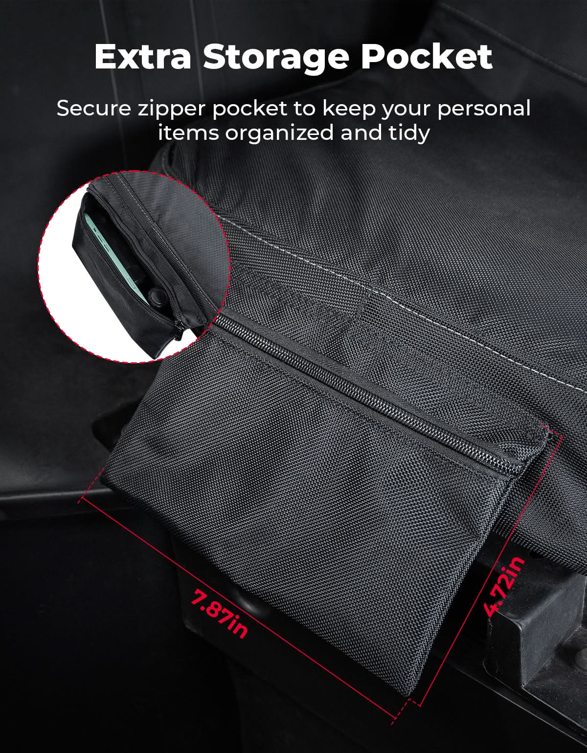Kemimoto UTV Waterproof Seat Cover 2-Piece for Hisun Axis