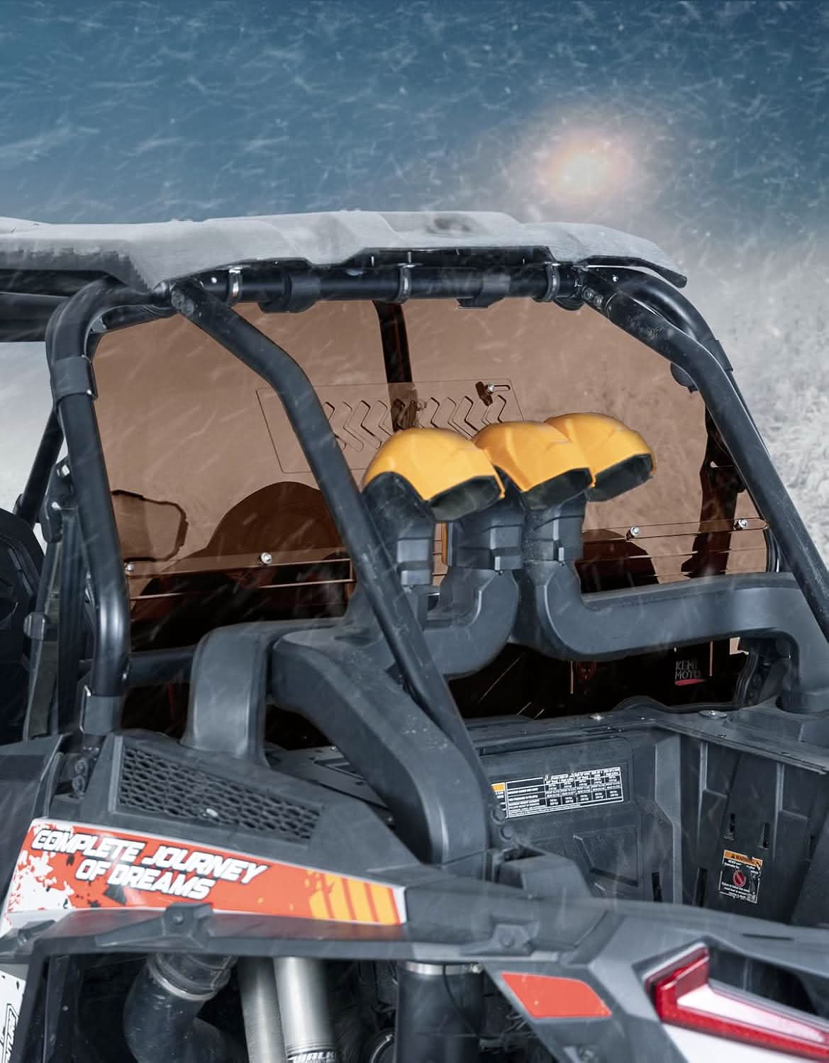 Kemimoto Tinted Windshield for Polaris RZR XP 1000 & XP4