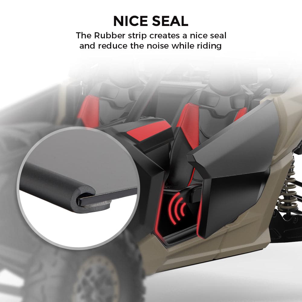 Kemimoto Aluminum Lower Door Panel Inserts for Can-Am Maverick X3 MAX