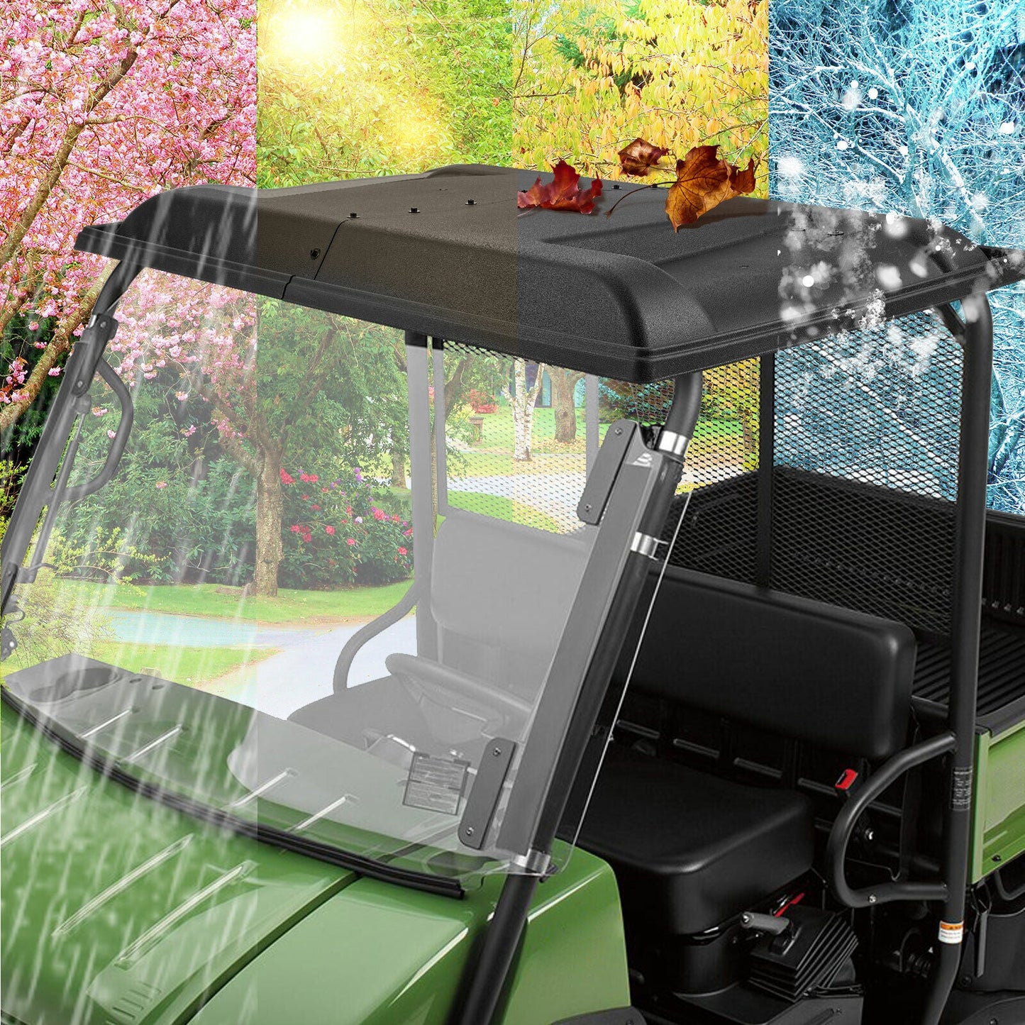 KEMIMOTO Hard Roof Top for Kawasaki Mule 2010‑4010