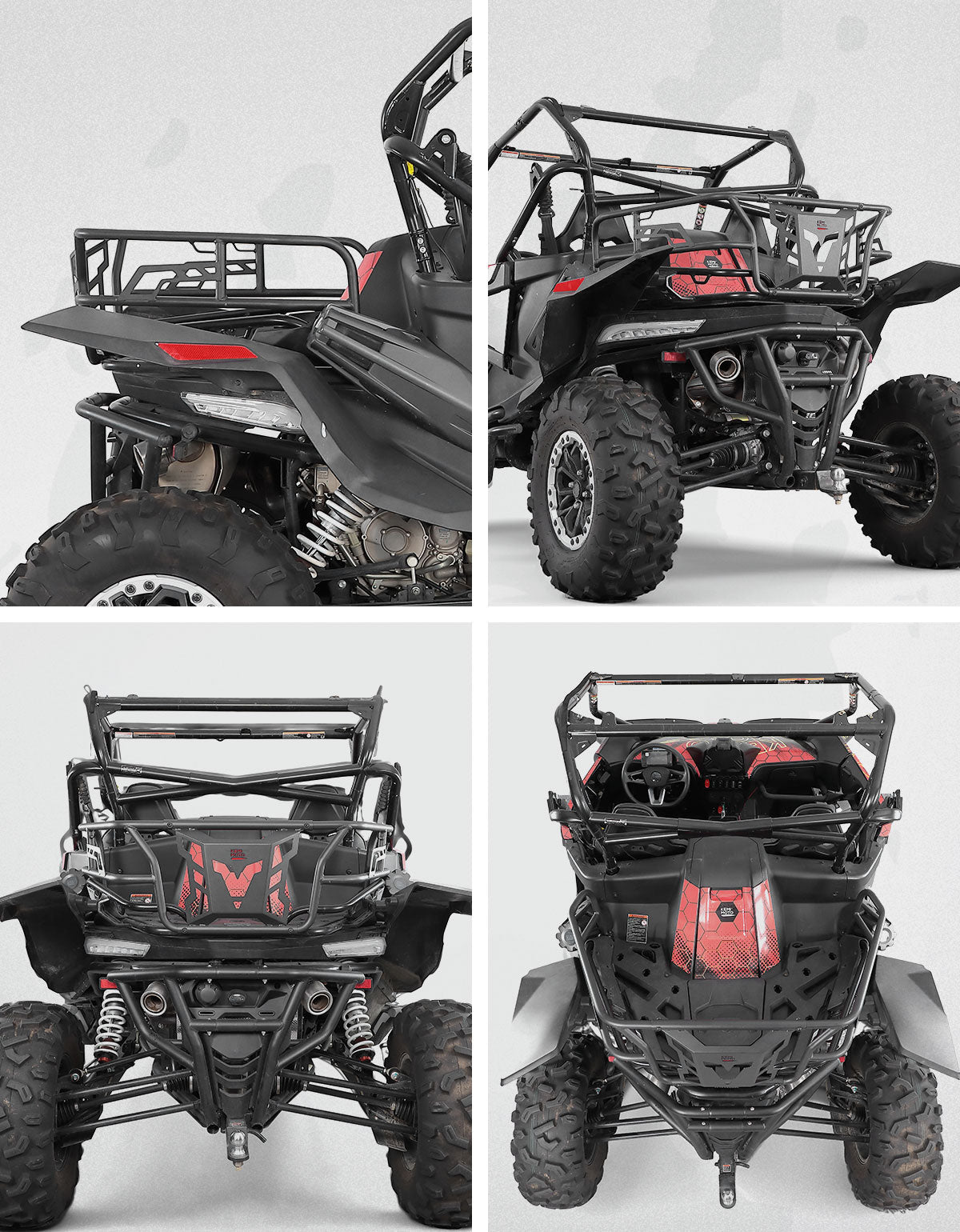 Kemimoto Bed Enclosure Rear Tailgate for CFMOTO ZFORCE 950