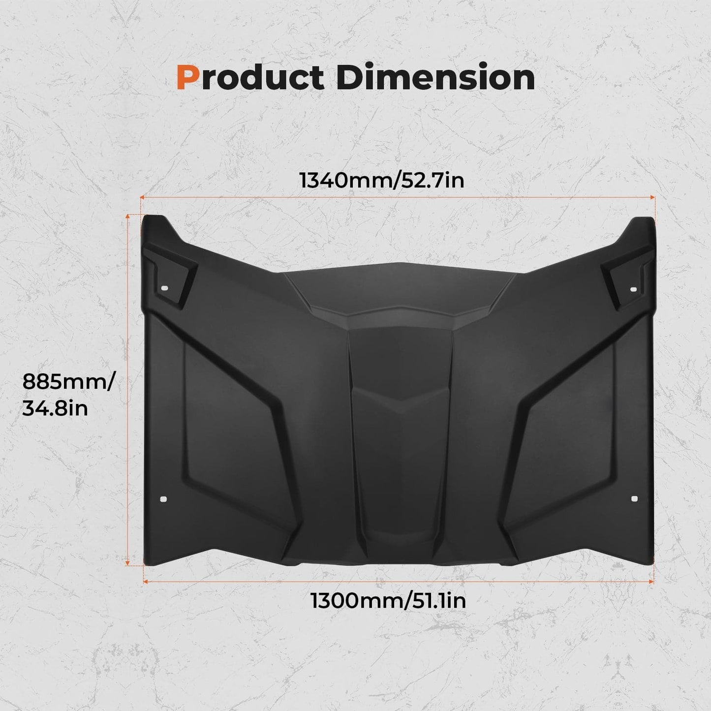 Kemimoto Sport Hard Roof for Can-Am Maverick X3