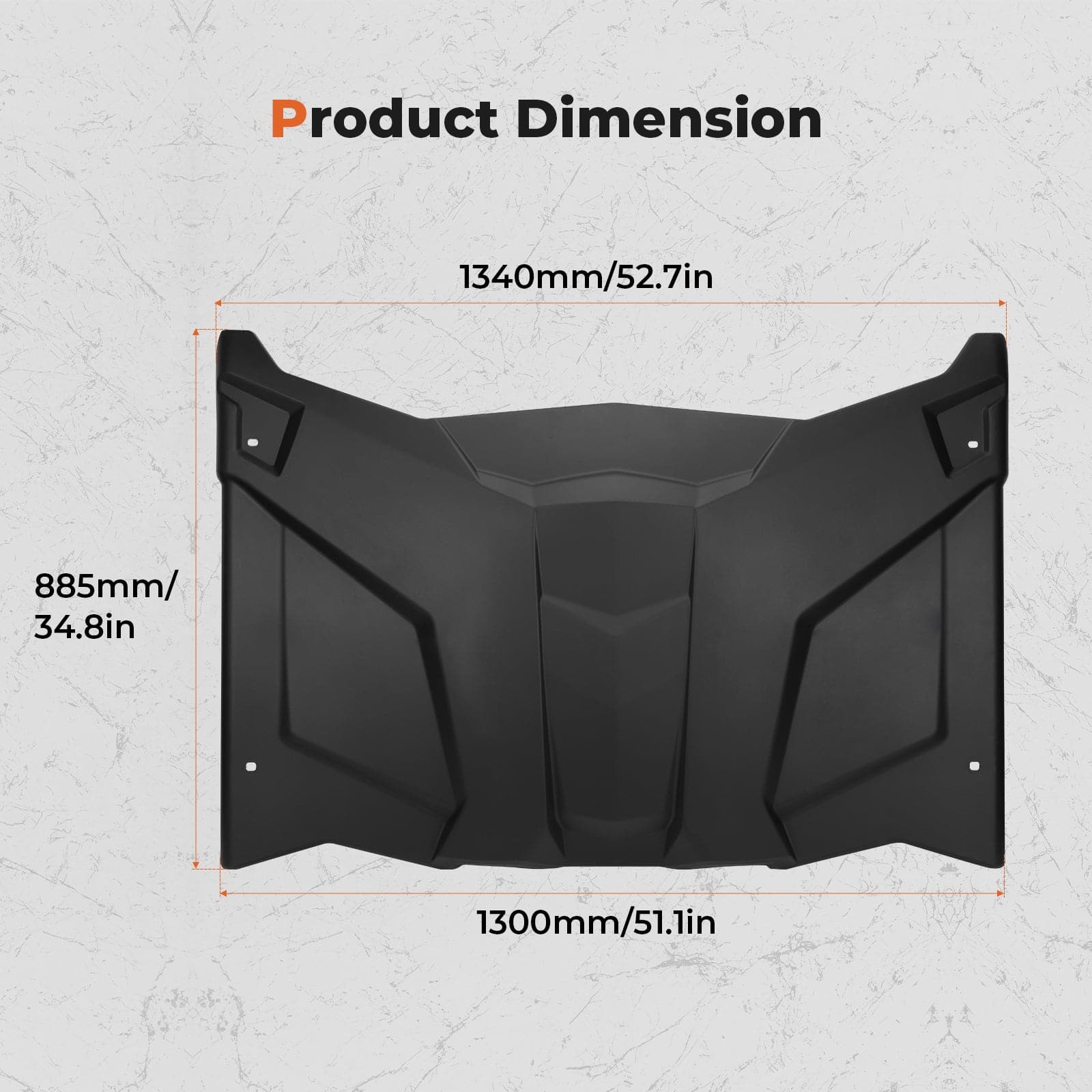 Kemimoto Sport Hard Roof for Can-Am Maverick X3
