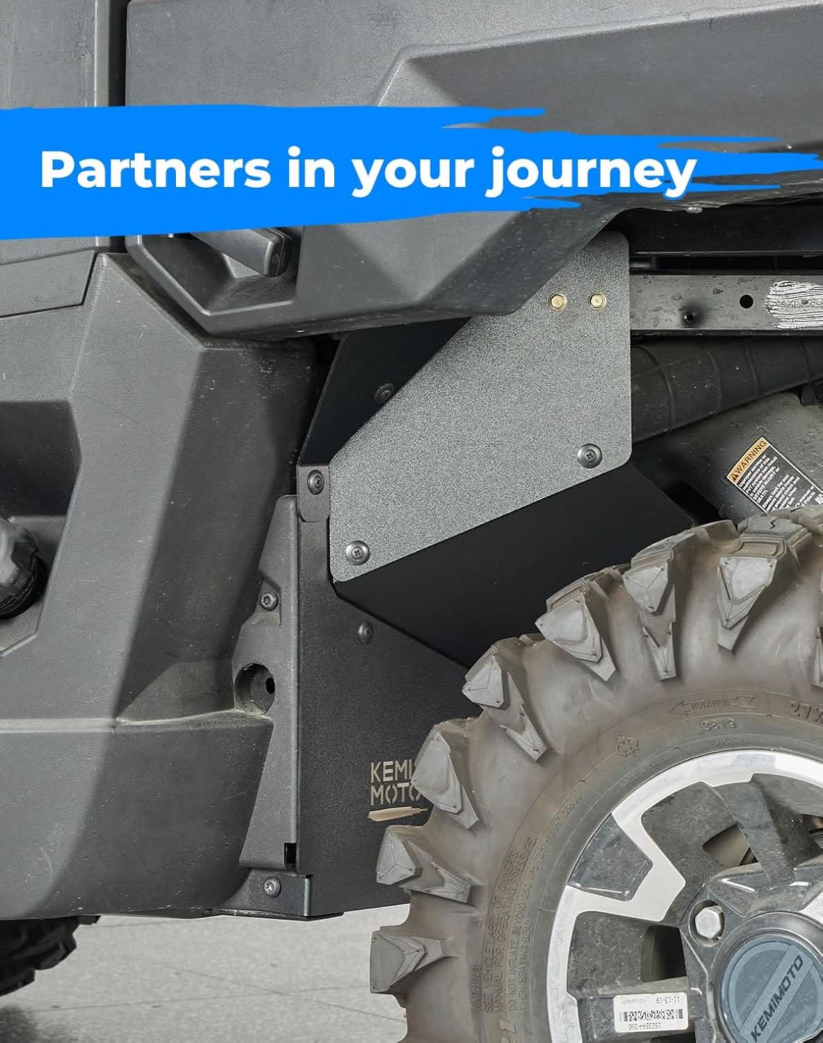 Kemimoto Fender Flares for Polaris Ranger XP 1000 / Crew