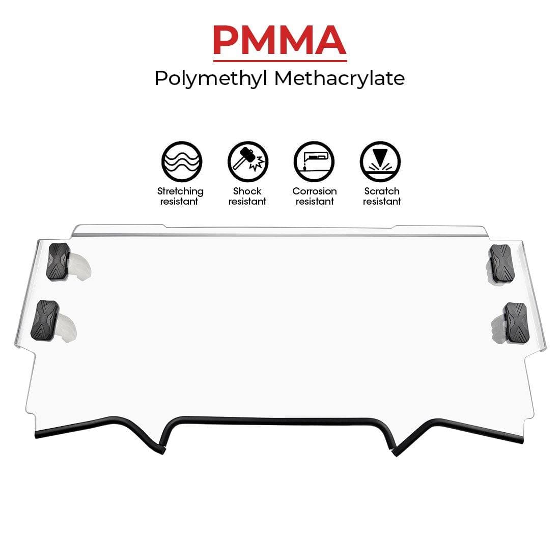 UTV Half Windshield for Polaris RZR PRO XP / XP 4