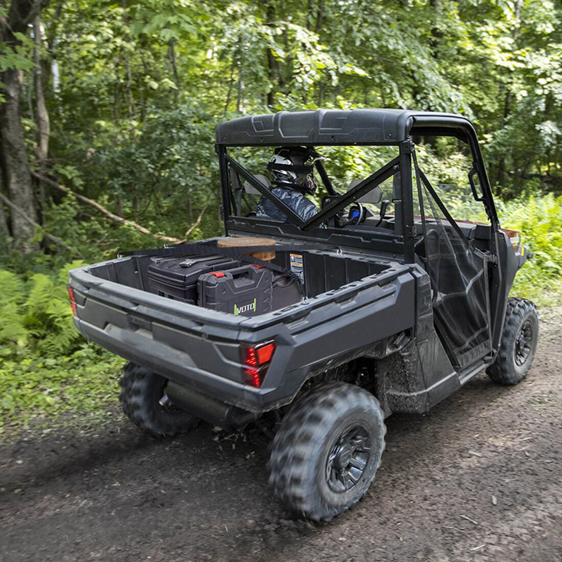 KEMIMOTO Seat Cover & 2" Tie‑Down Anchors for Polaris Ranger