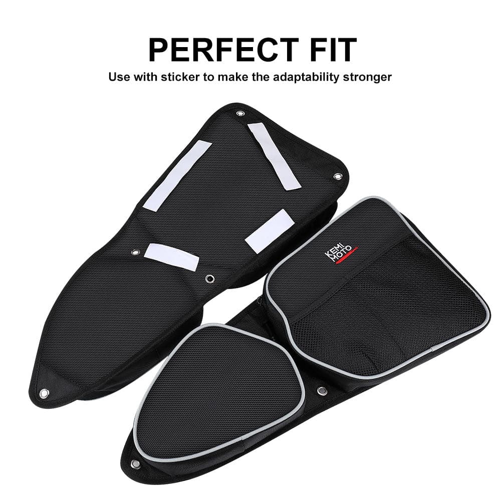 Kemimoto Door Bags for Polaris RZR 1000 XP 4 Turbo