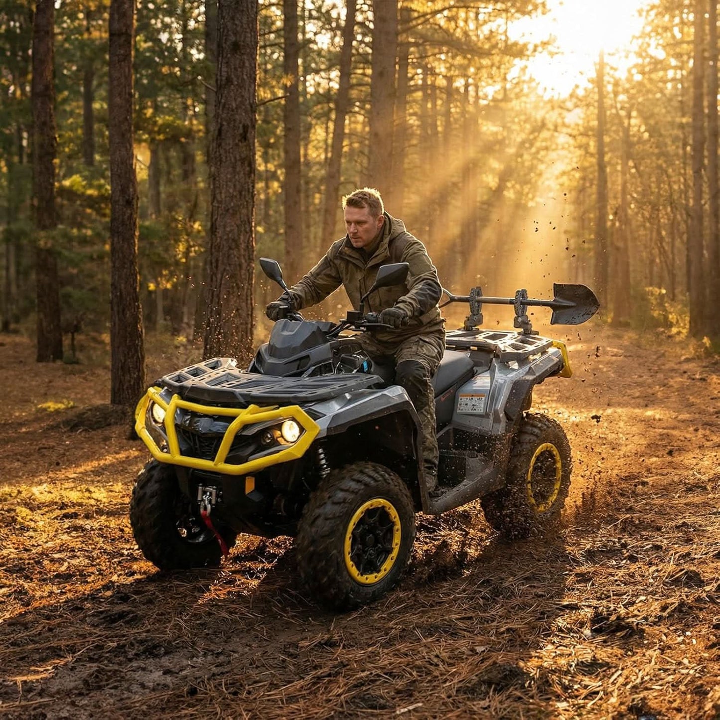 Kemimoto Hunting Tool Holder Gear Mount for UTV/ATV 2-Pack
