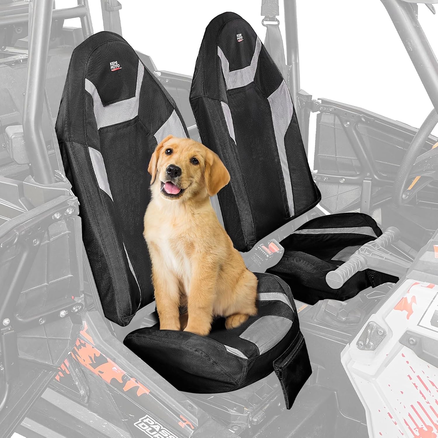 Kemimoto Seat Covers 1680D for Polaris RZR XP 1000 Turbo
