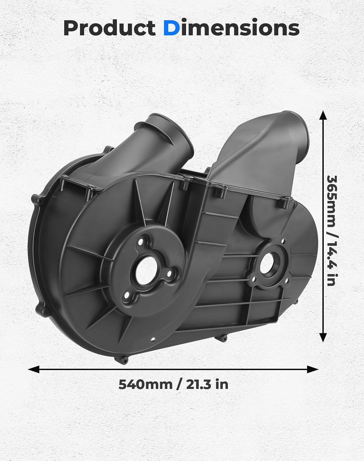 Kemimoto Inner Clutch Cover for Polaris RZR XP 1000
