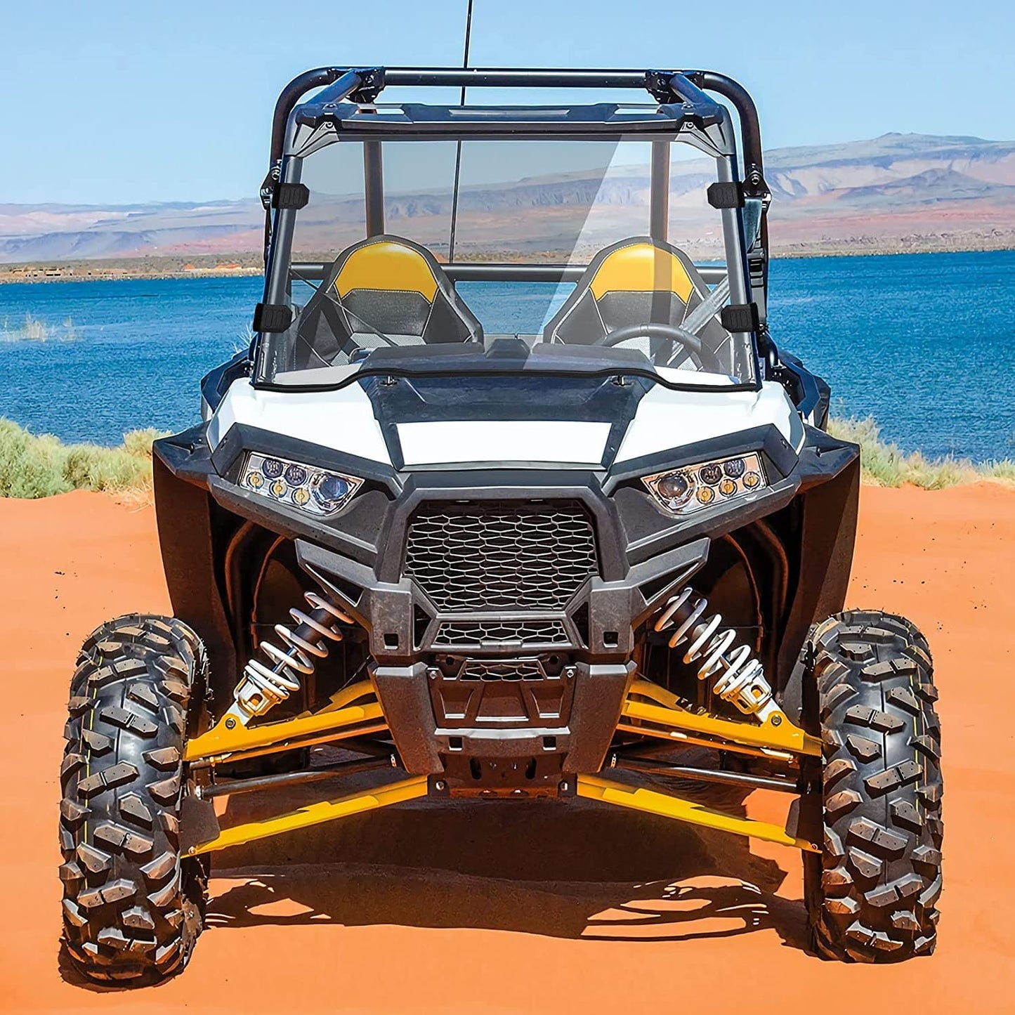 KEMIMOTO Front Windshield for Polaris RZR XP 1000 2014-2018