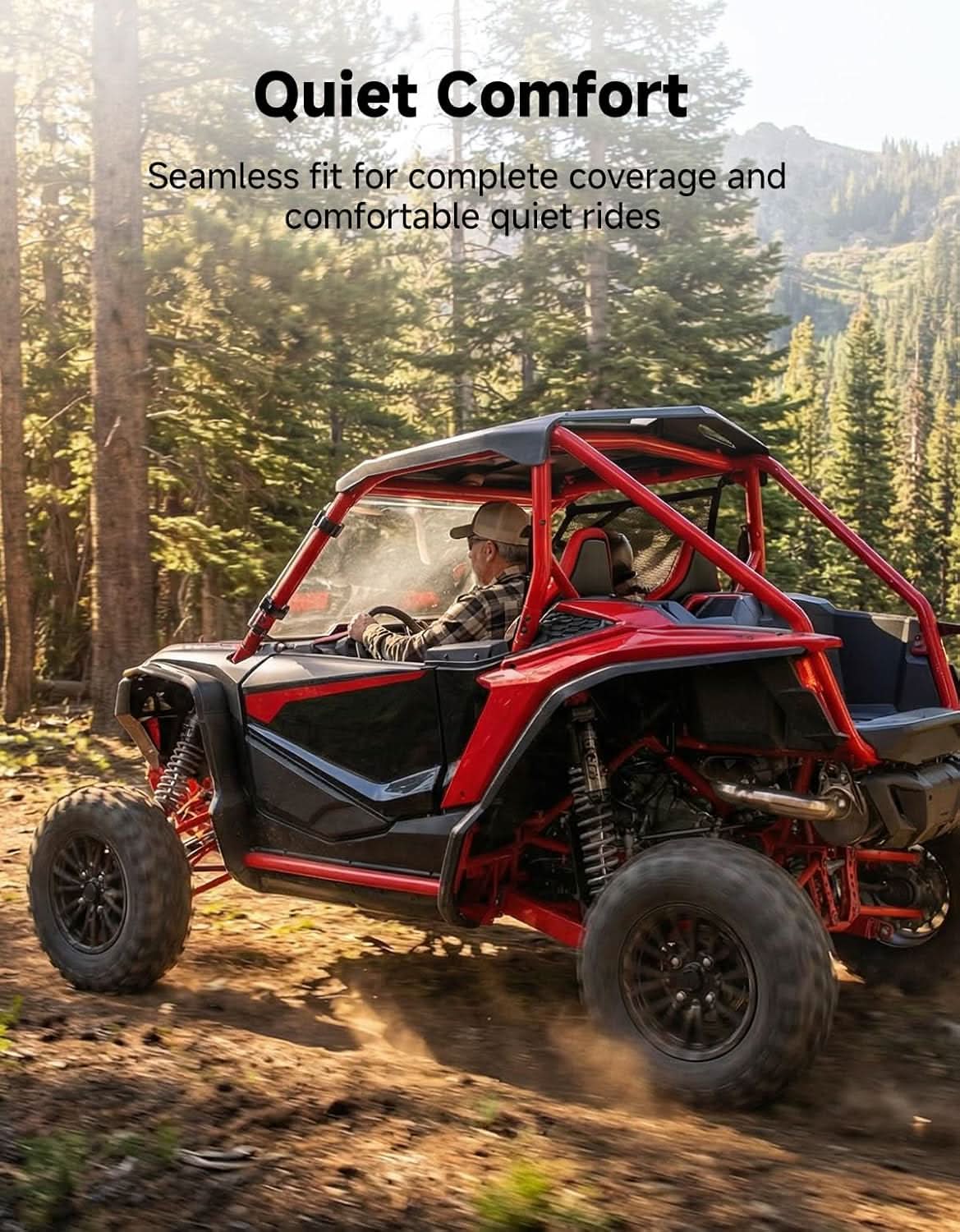 Kemimoto Front Windshield for Honda Talon 1000 2019+ High‑Toughness PC