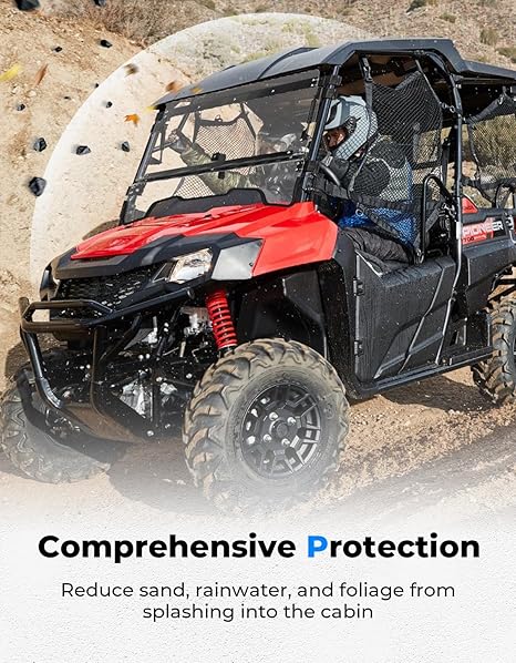 UTV 2-IN-1 Flip Windshield for Honda Pioneer 700 / 700-4