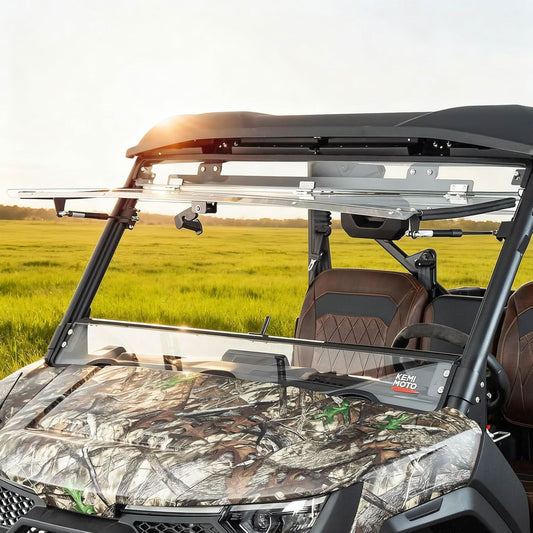 Kemimoto 3-IN-1 Flip Windshield for CFMOTO UFORCE U10