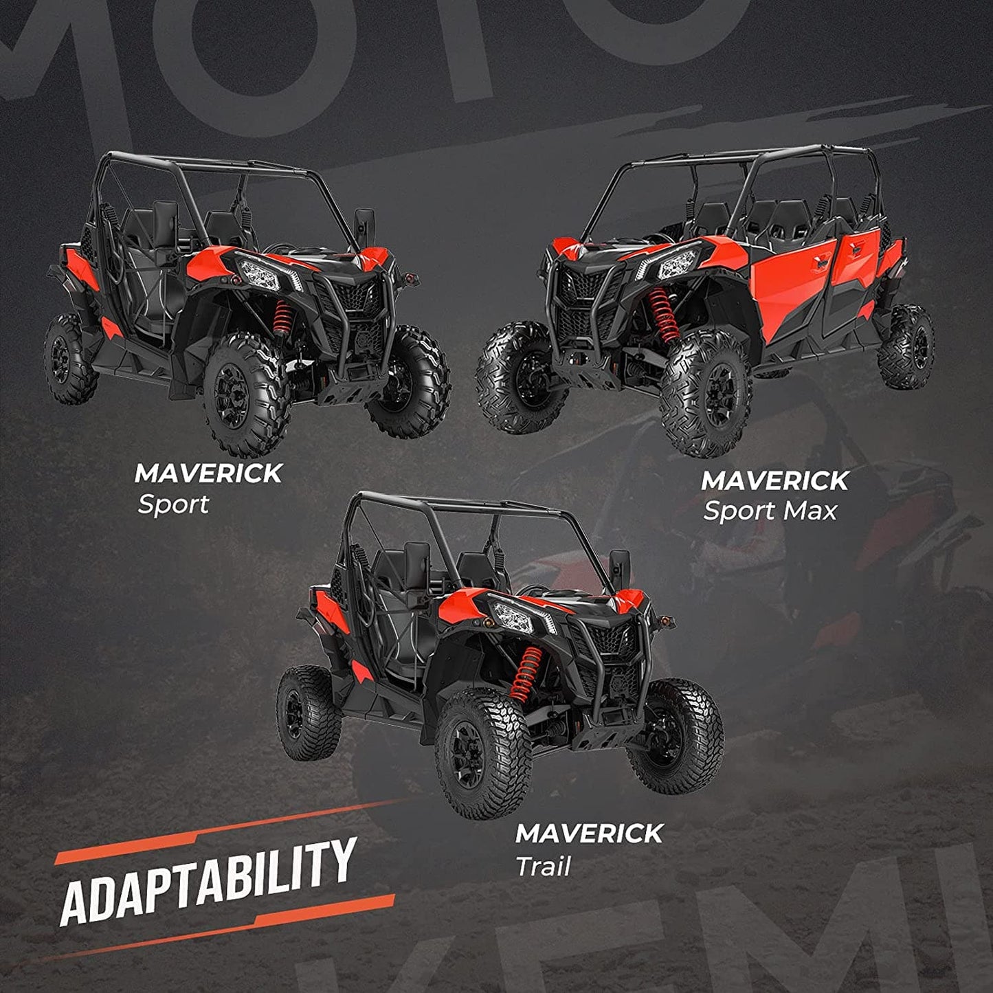 Overhead Storage Roof Bag for Can-Am Maverick Trail & Sport, Commander