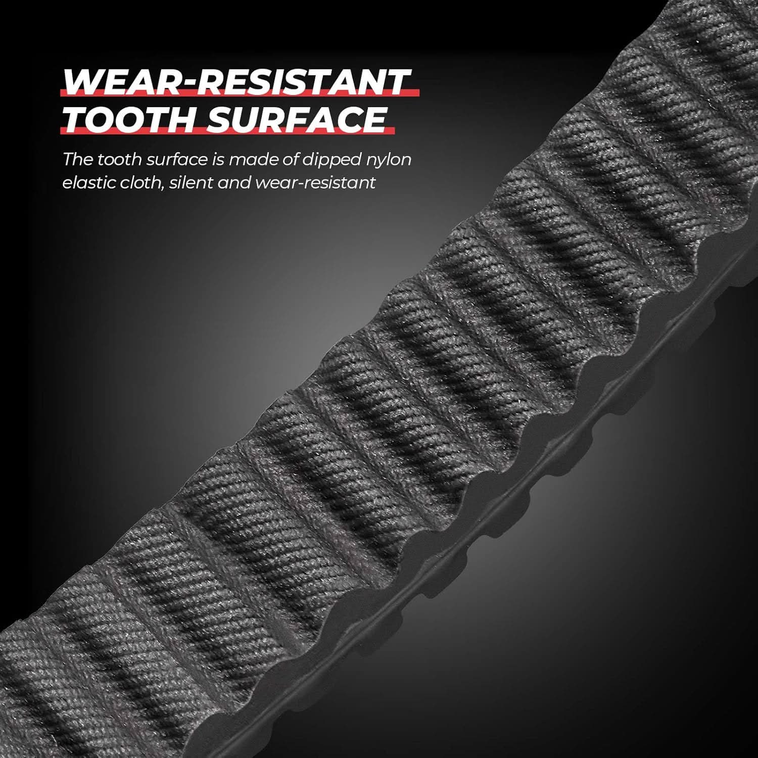 Kemimoto Carbon Drive Belt for Polaris UTVs, Heavy‑Duty