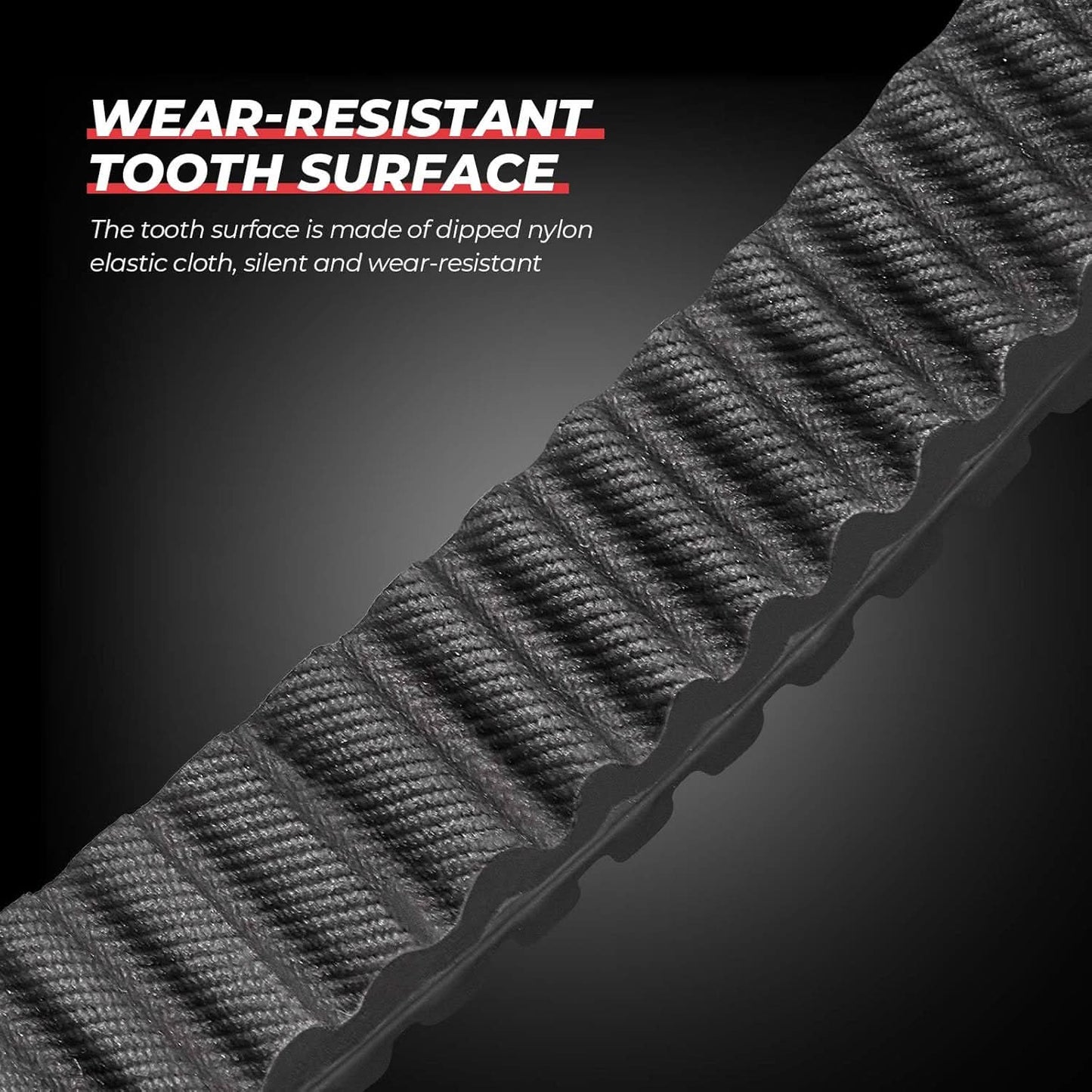 Kemimoto Heavy-Duty Carbon Drive Belt for Polaris Sportsman 400/500