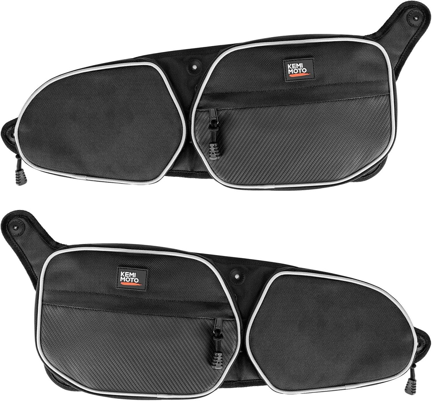 Kemimoto Front Door Storage Bags with Knee Pads 2-Pack