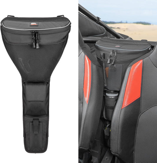 Kemimoto Storage Bag with Cup Holder for Polaris RZR XP