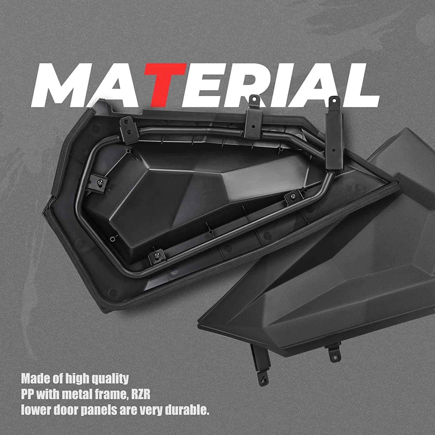 Kemimoto Lower Half Door Inserts for Polaris RZR 60" Models