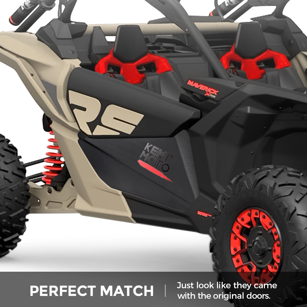 KEMIMOTO Front Lower Door Inserts & Roof for Can‑Am Maverick X3