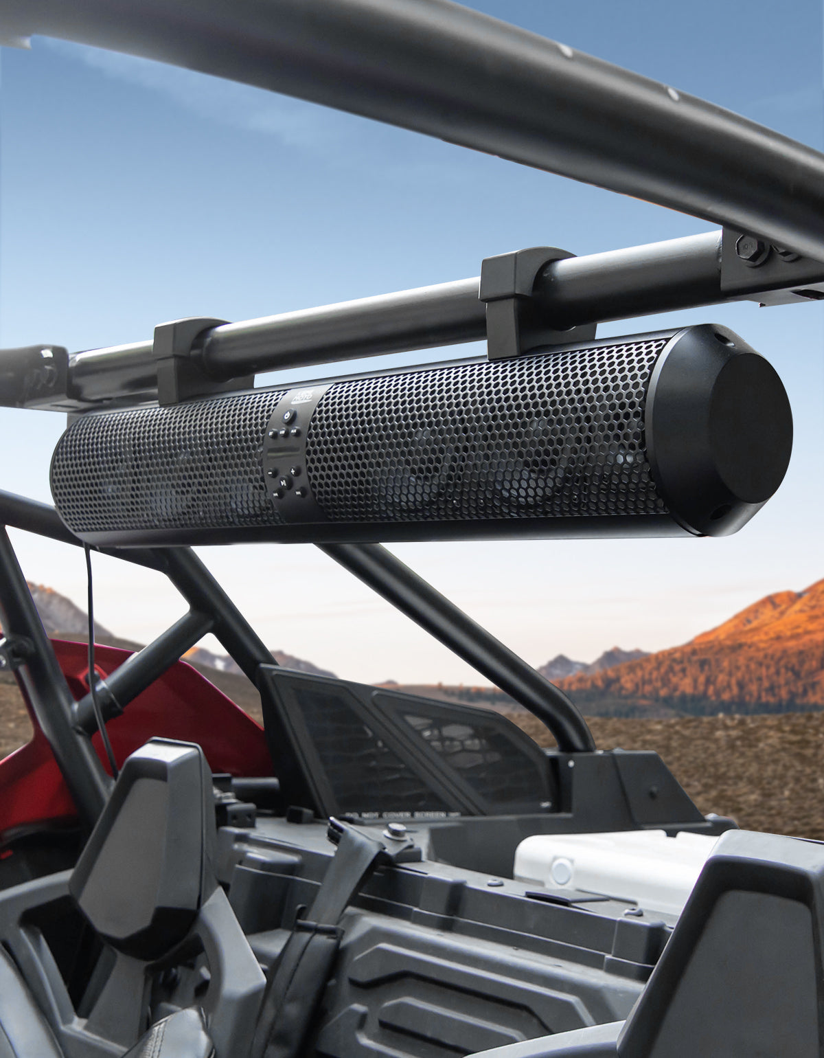 Kemimoto 6 Speaker UTV Bluetooth Sound Bar for Maverick X3/RZR