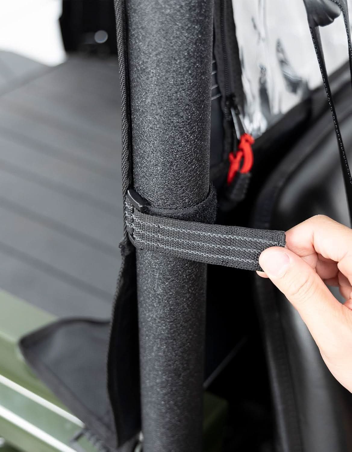 Kemimoto UTV Soft Rear Windshield Water-Resistant