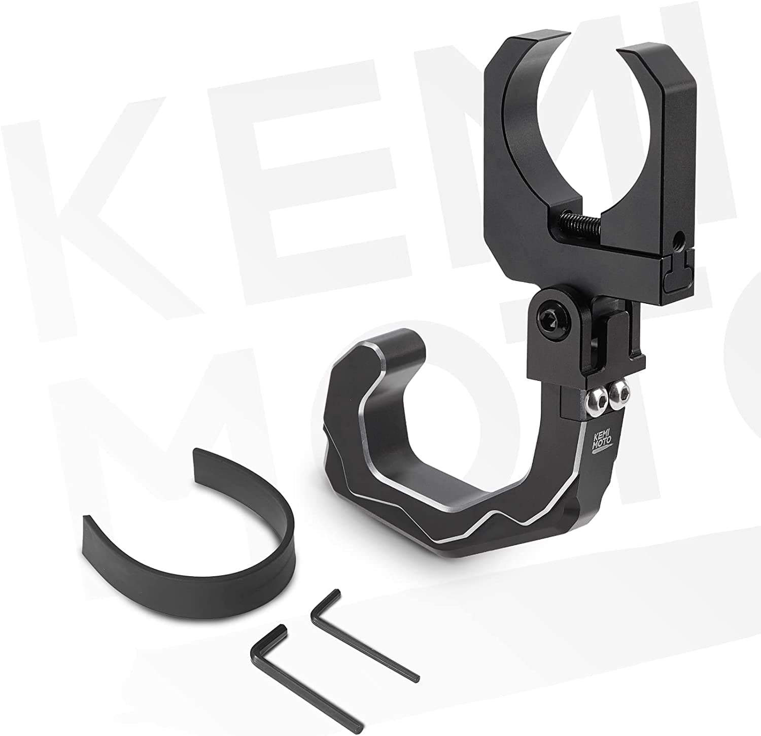 Kemimoto UTV Helmet Hook for 1.6‑2" Roll Bar, Aluminum 20kg