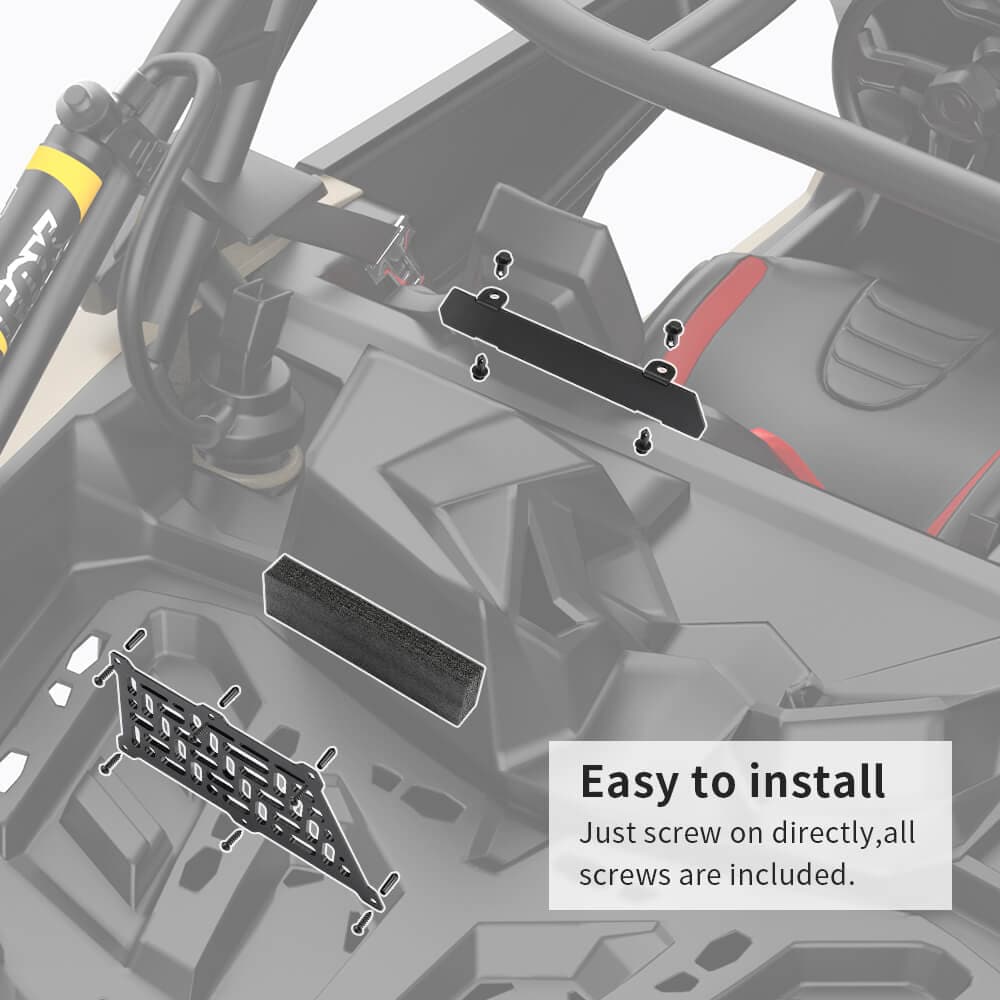 Kemimoto Noise Reduction Kit Front Door Inserts for Can‑Am X3