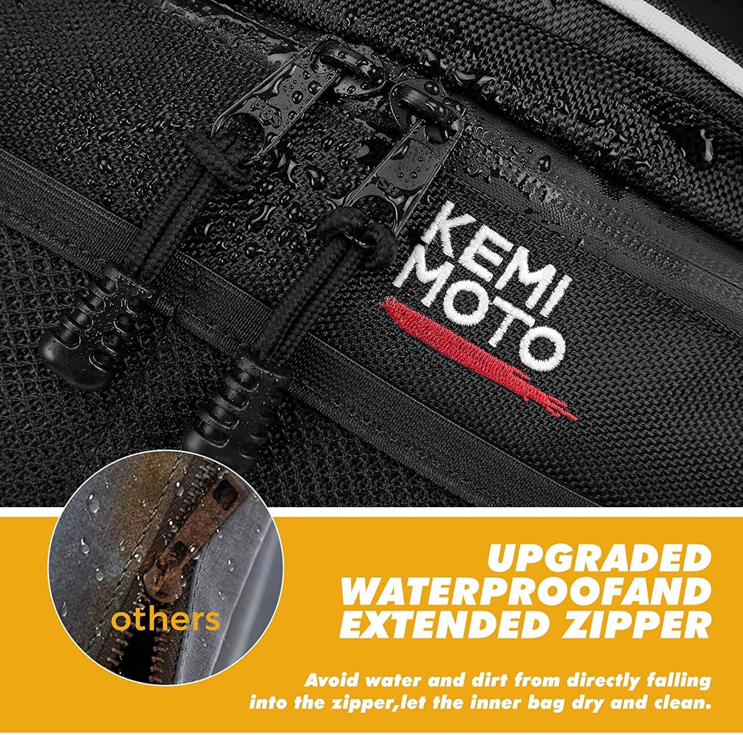 KEMIMOTO Door Bags for Polaris RZR PRO XP 4 Water‑Repellent