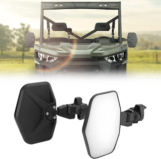 Kemimoto Aluminum Side Mirrors for Can‑Am Defender One Pair