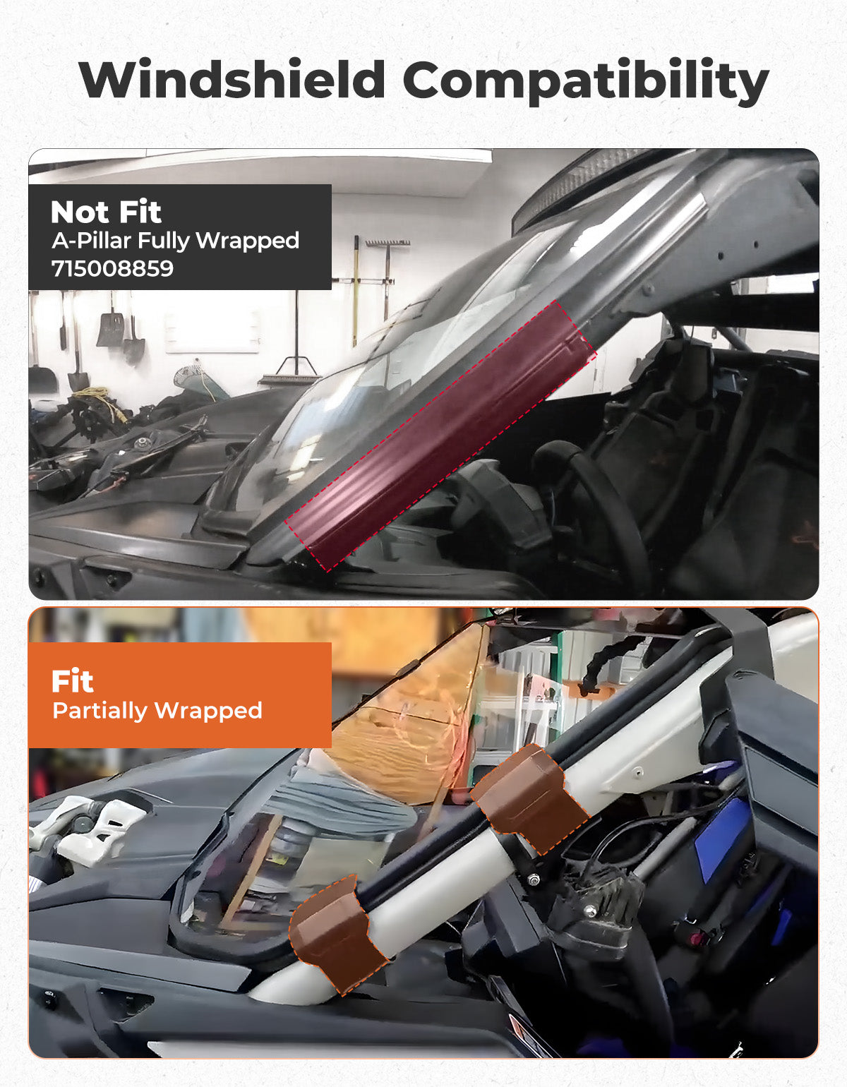 Soft Cab Enclosures with Metal Frame for Can‑Am Maverick X3 MAX