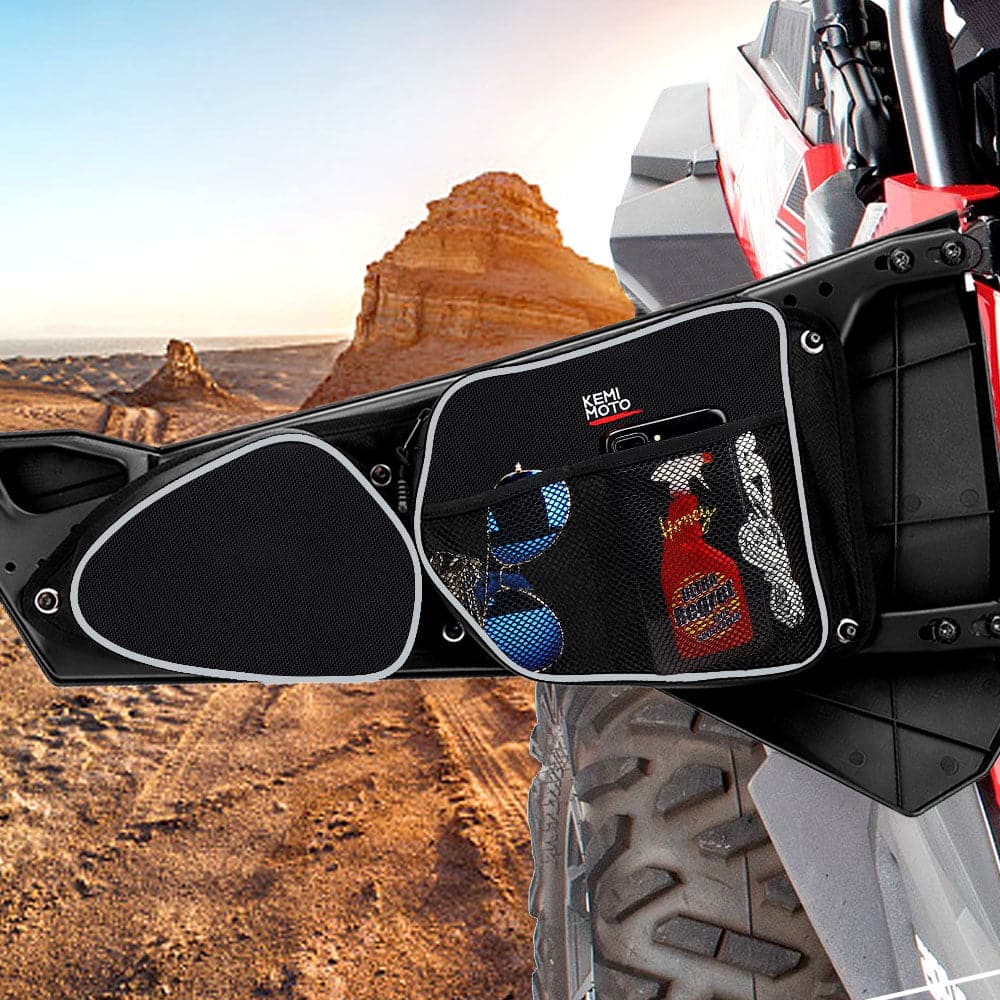 Kemimoto Door Bags for Polaris RZR 1000 XP 4 Turbo