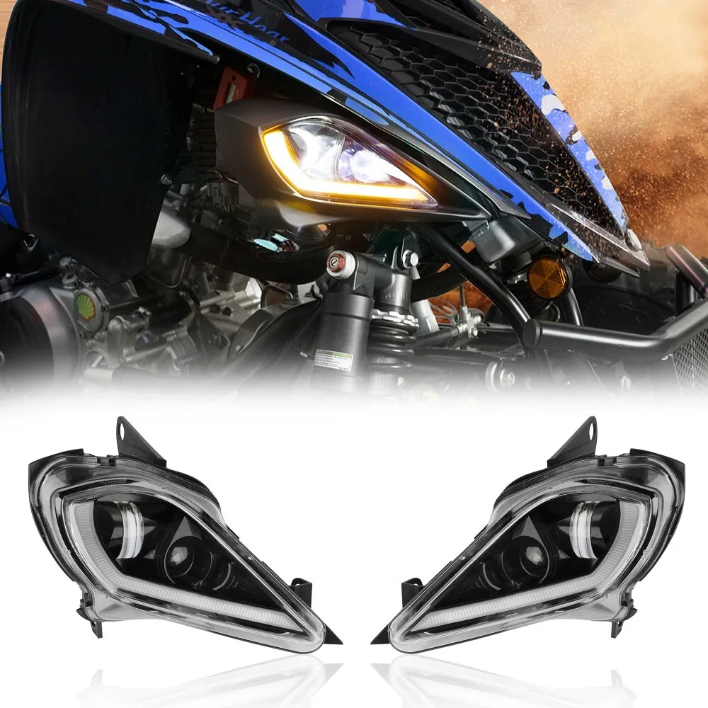 Kemimoto LED Headlights Set for Yamaha Raptor 700