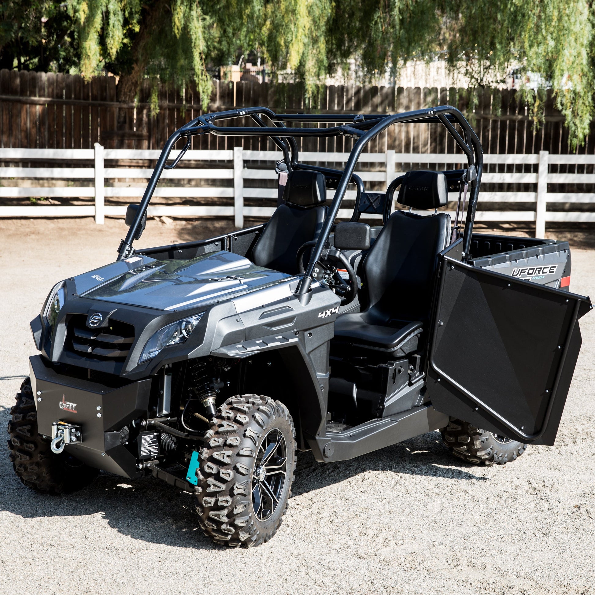 Dirt Specialties Black Suicide Half Door for CF Moto UForce