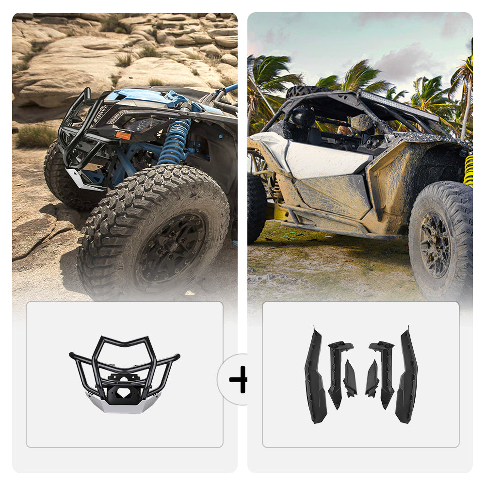 Front Bumpers & Mud Fender Flares for Can-Am Maverick X3