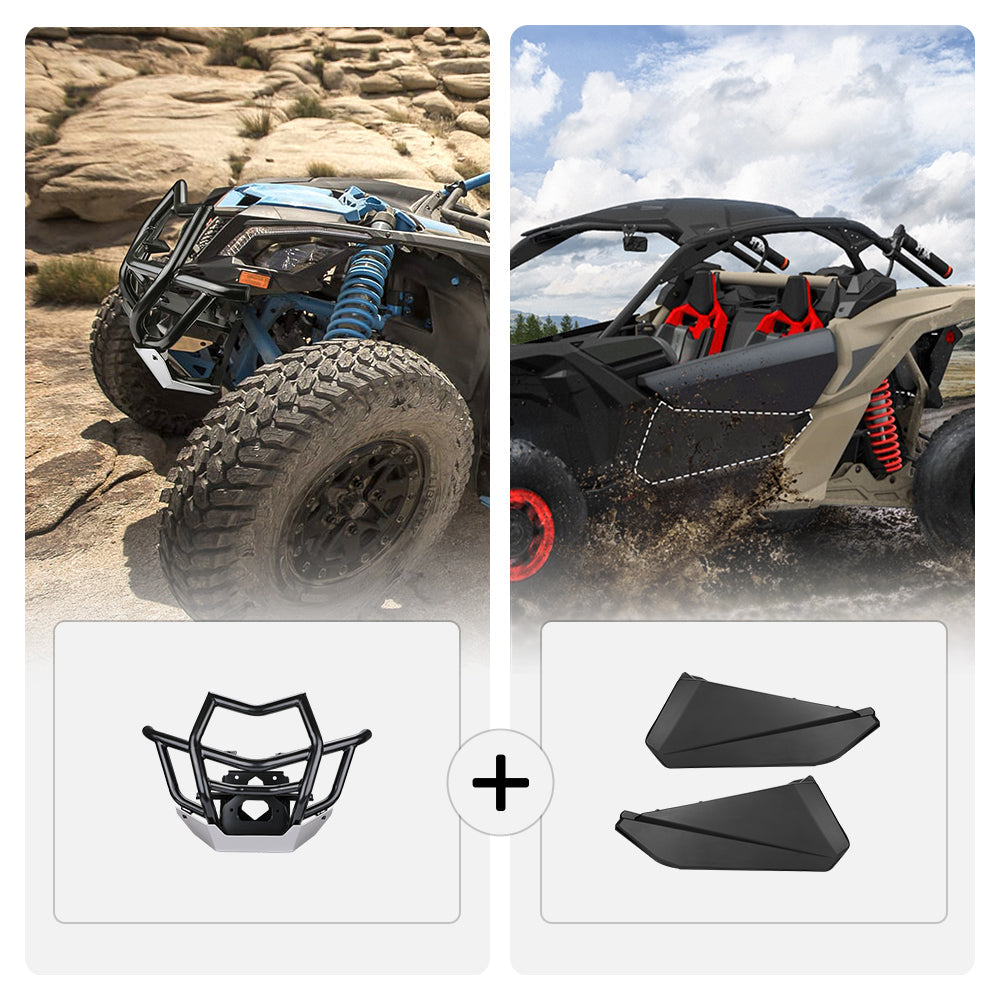 Front Bumpers & Lower Doors Panel For Can-Am Maverick X3