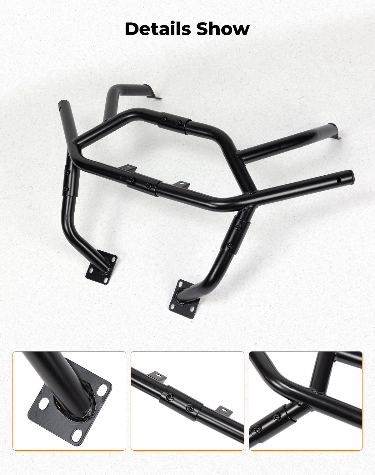Kemimoto Front Bumper for Can-Am Commander 2021+ Metal Steel
